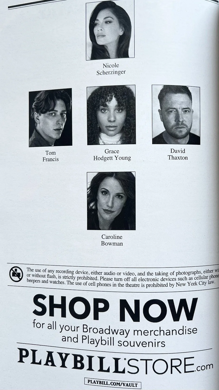 Nicole Scherzinger Signed In Person Sunset Blvd Official Opening Night Playbill, изображение 2