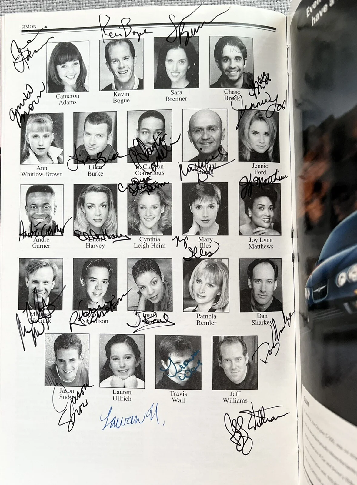 The Music Man Signed In Person Broadway Playbill Craig Bierko Rebecca Luker, изображение 2