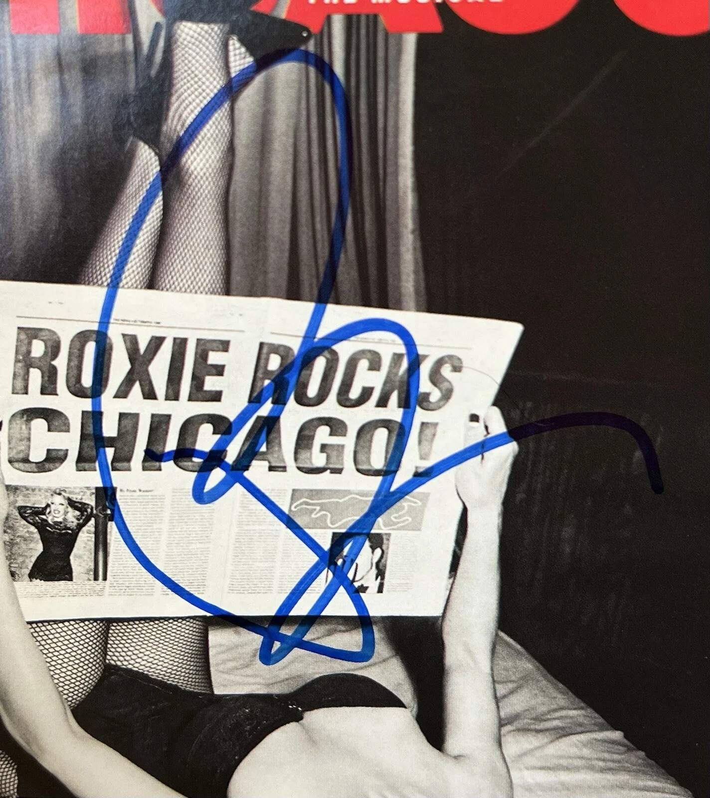 Pamela Anderson — Pamela Anderson Signed In Person CHICAGO Broadway Playbill - Authentic, изображение 2