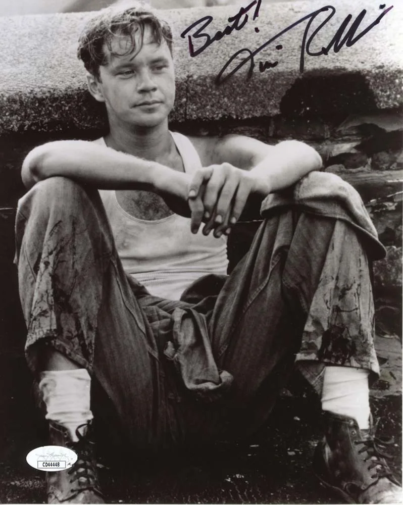 A Star — Tim Robbins Shawshank Redemption 8X10 Photo Hand Signed Autographed JSA COA