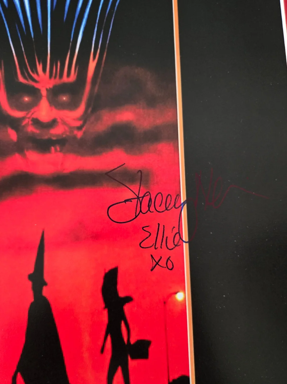 Stacey Nelkin Signed Halloween III 16x20 Poster Display Framed ICON, изображение 2