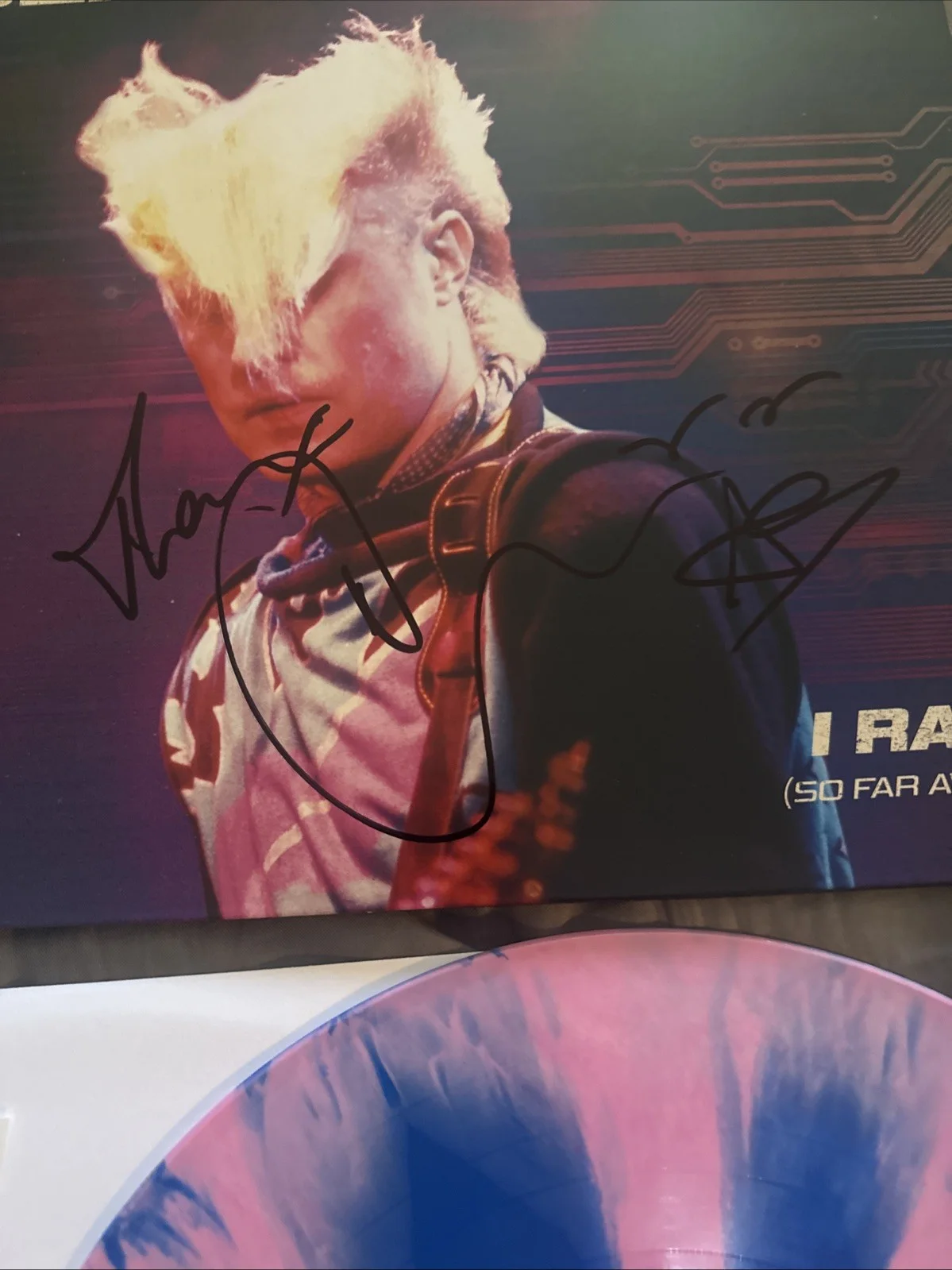 Mike Score SIGNED Limited Edition LPautographed JSA COA Flock Of Seagulls I Ran, изображение 2