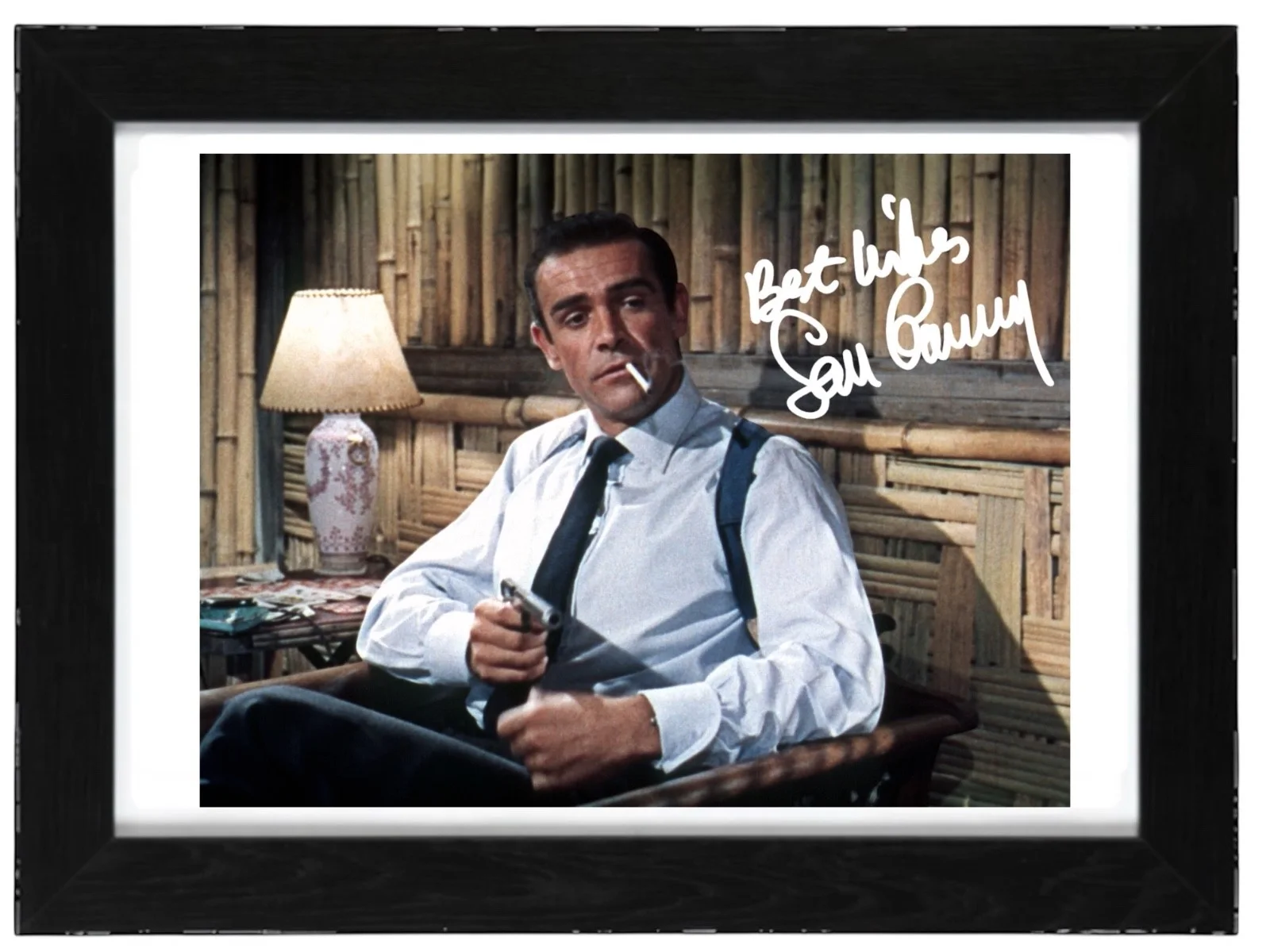 Sean Connery Signed Autograph PHOTO Pre Print 6x4/A4/ Framed James Bond, изображение 3