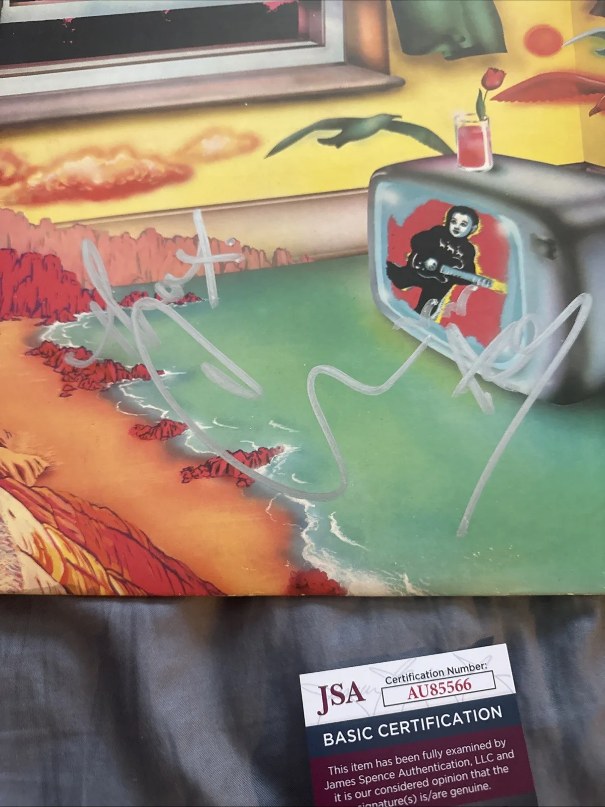 Mike Score SIGNED Vinyl LP Record autographed JSA COA Flock Of Seagulls I Ran, изображение 2