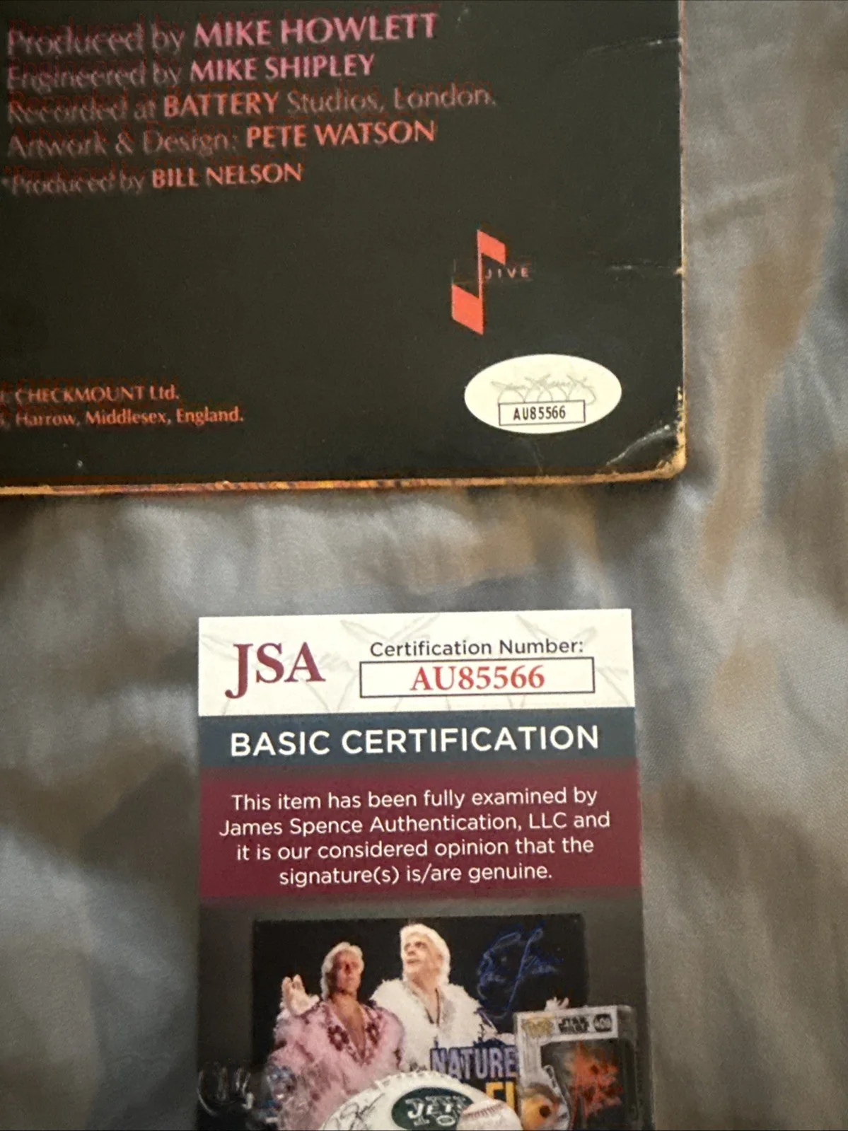 Mike Score SIGNED Vinyl LP Record autographed JSA COA Flock Of Seagulls I Ran, изображение 4