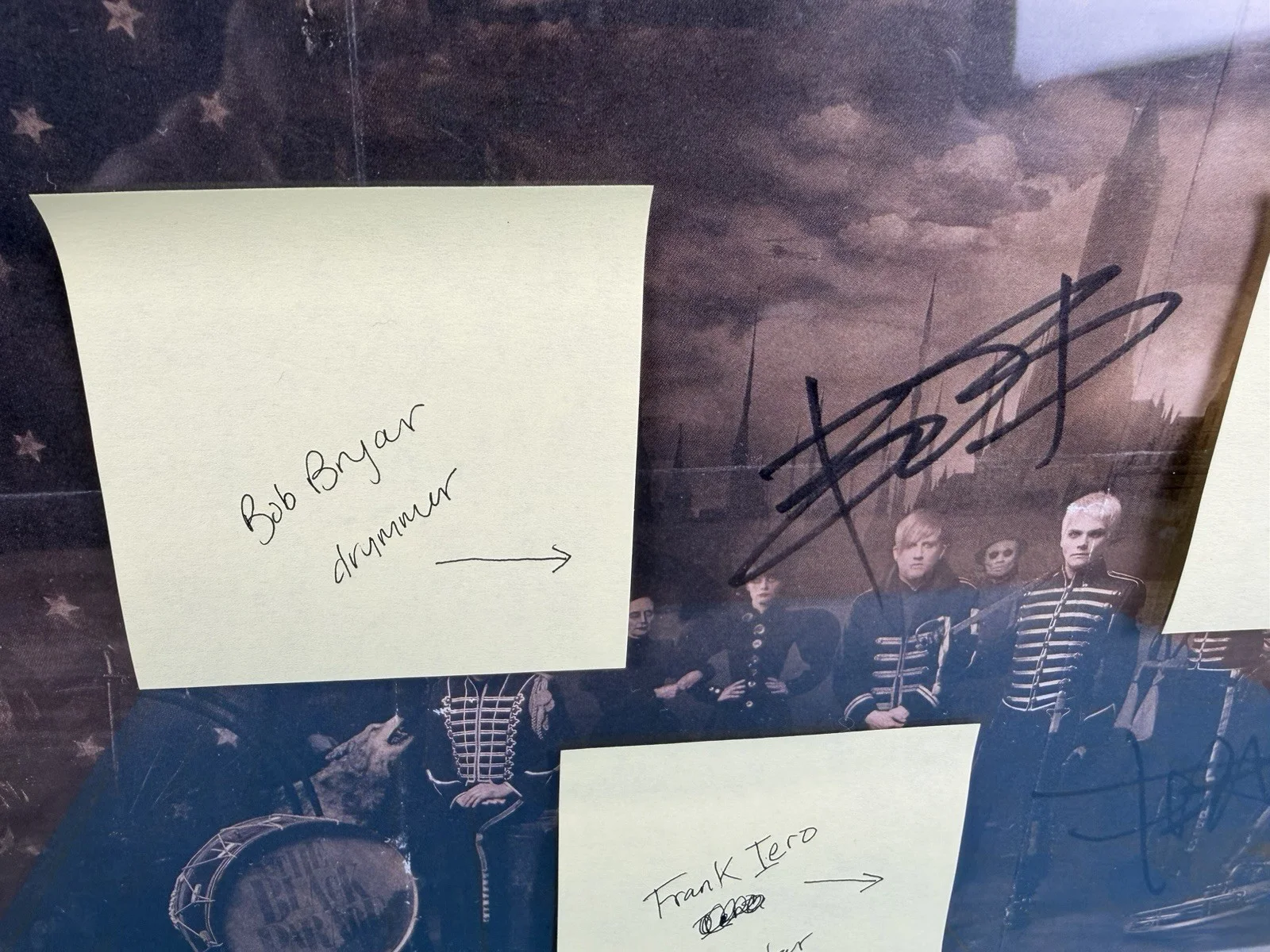 My Chemical Romance Signed Black Parade Release Party, 10/23/2006 – Beckett COA, изображение 4