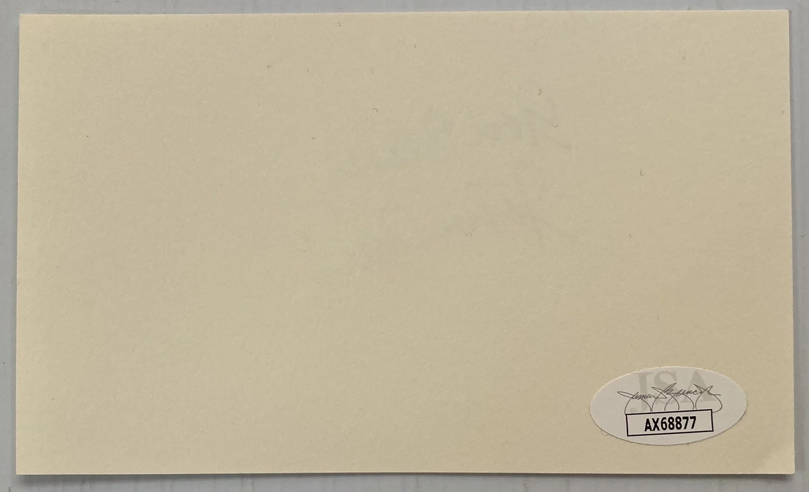 John Agar — Fort Apache Mole People John Agar Signed Autograph 3x5 Index Card JSA - FREE S&H, image 3