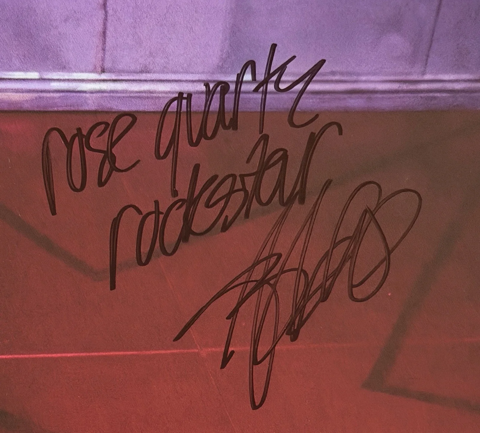 Ashnikko SIGNED WITH LYRICS Smoochies White Vinyl LP Beckett BAS COA Autograph, image 3