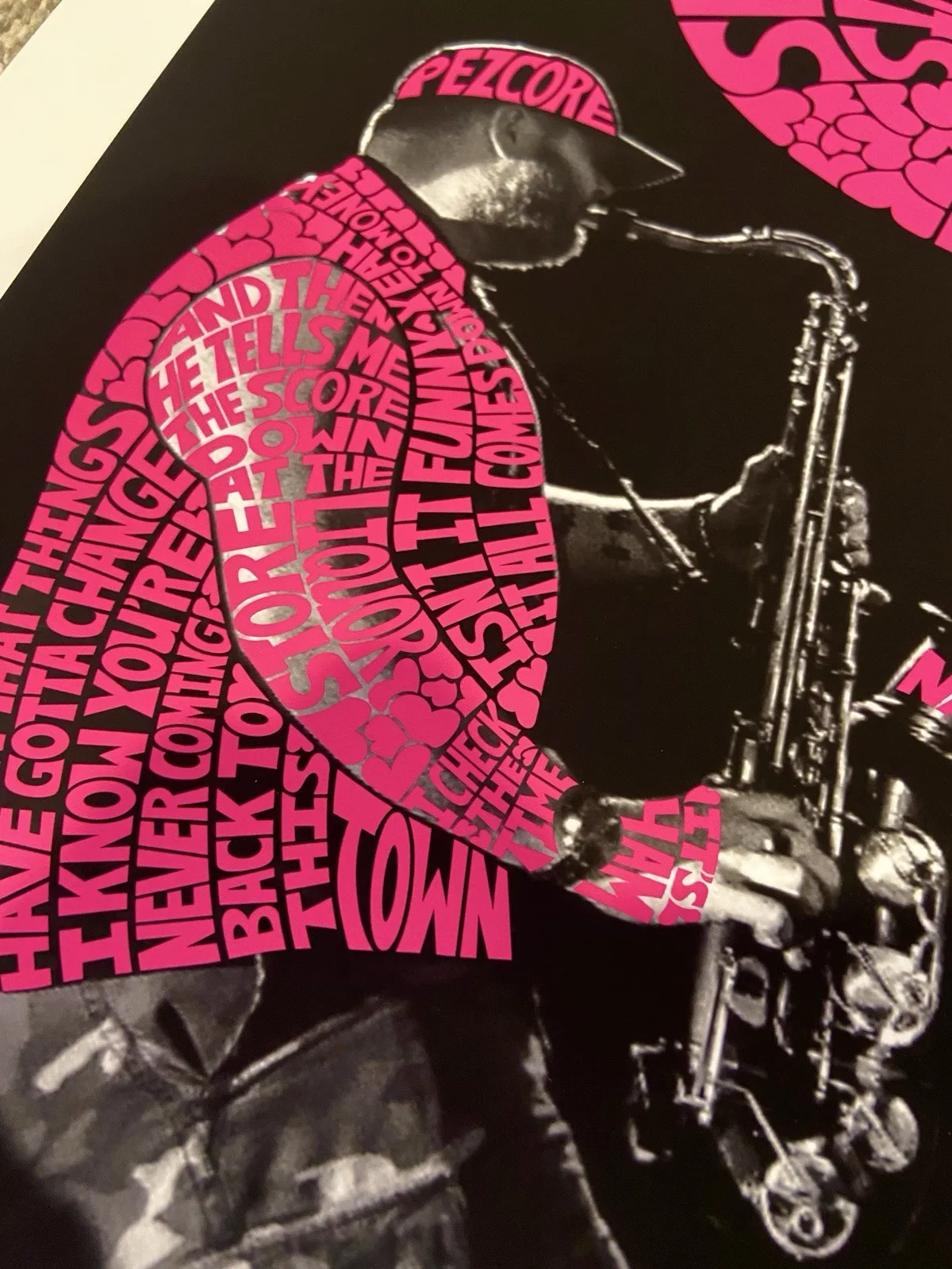 Limited Edition Less Than Jake Nan Coffey Poster. Less Than JR. Signed., изображение 2