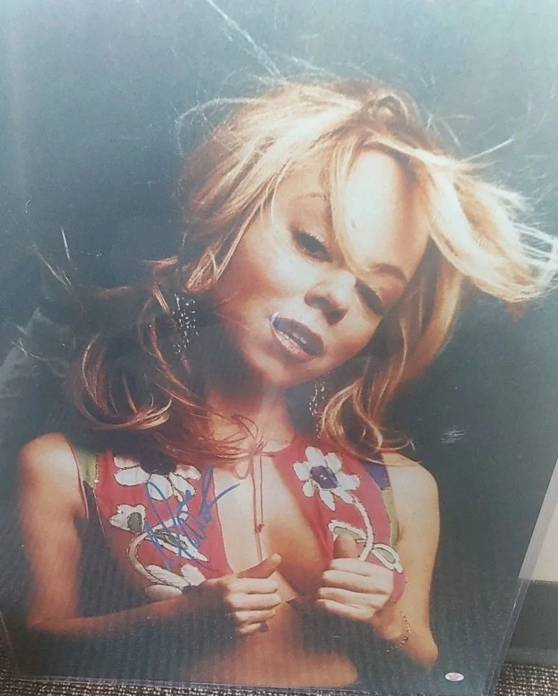 Mariah Carey Hand Signed Autographed 16 X 20 Photo Rare IN-PERSON w/C.O.A., изображение 5