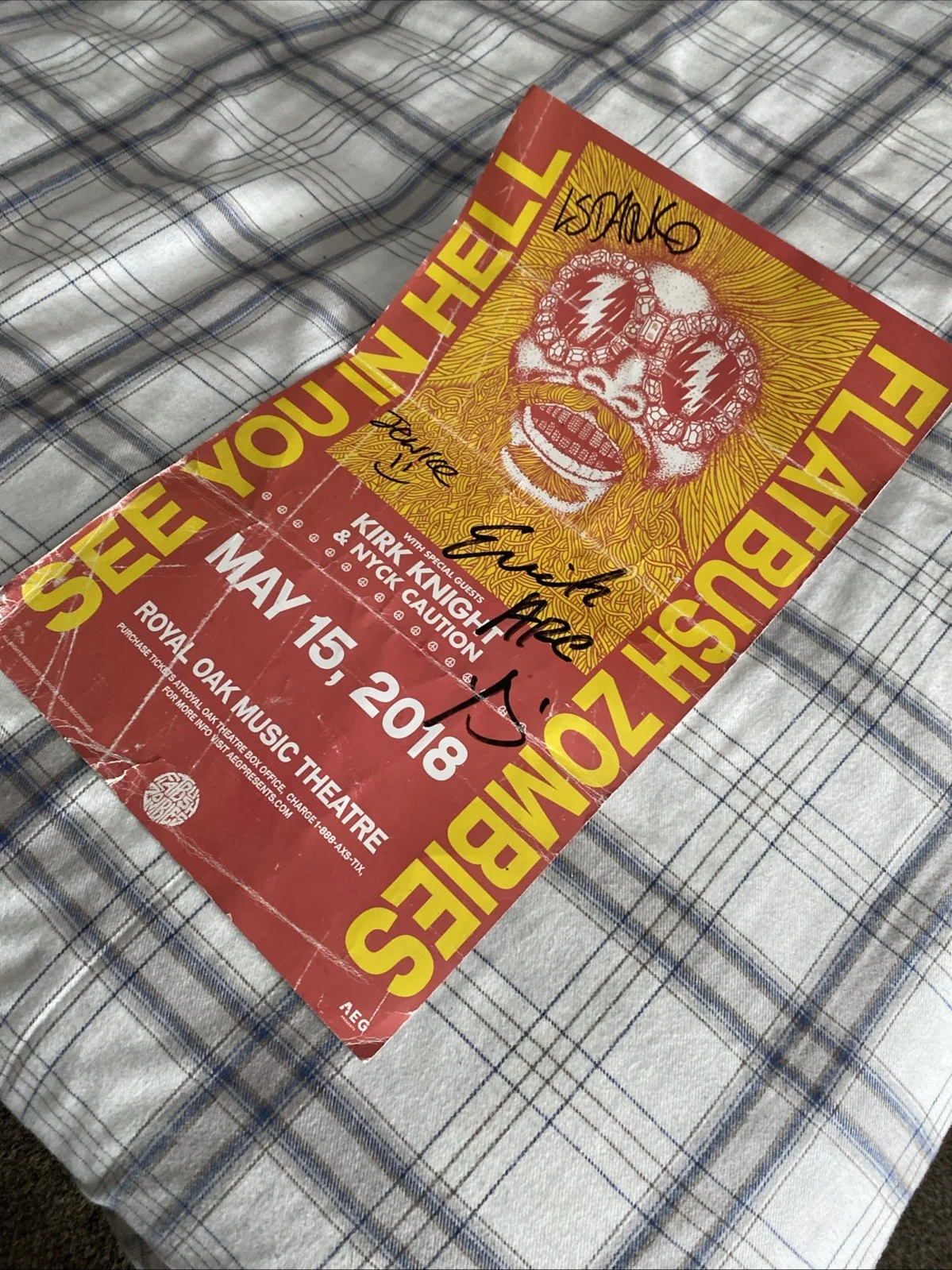 Flatbush Zombies | Vacation in Hell | Limited Signed Poster | 2018, image 5