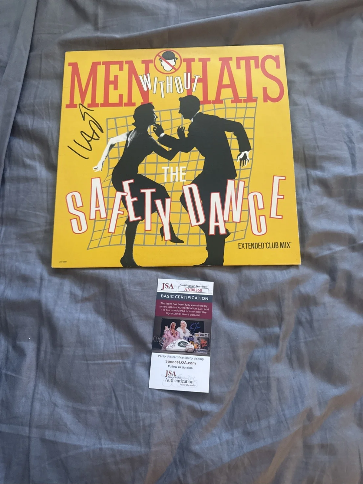 Men Without Hats Ivan Doroschuk JSA Signed Autographed Album Record Safety dance, image 3