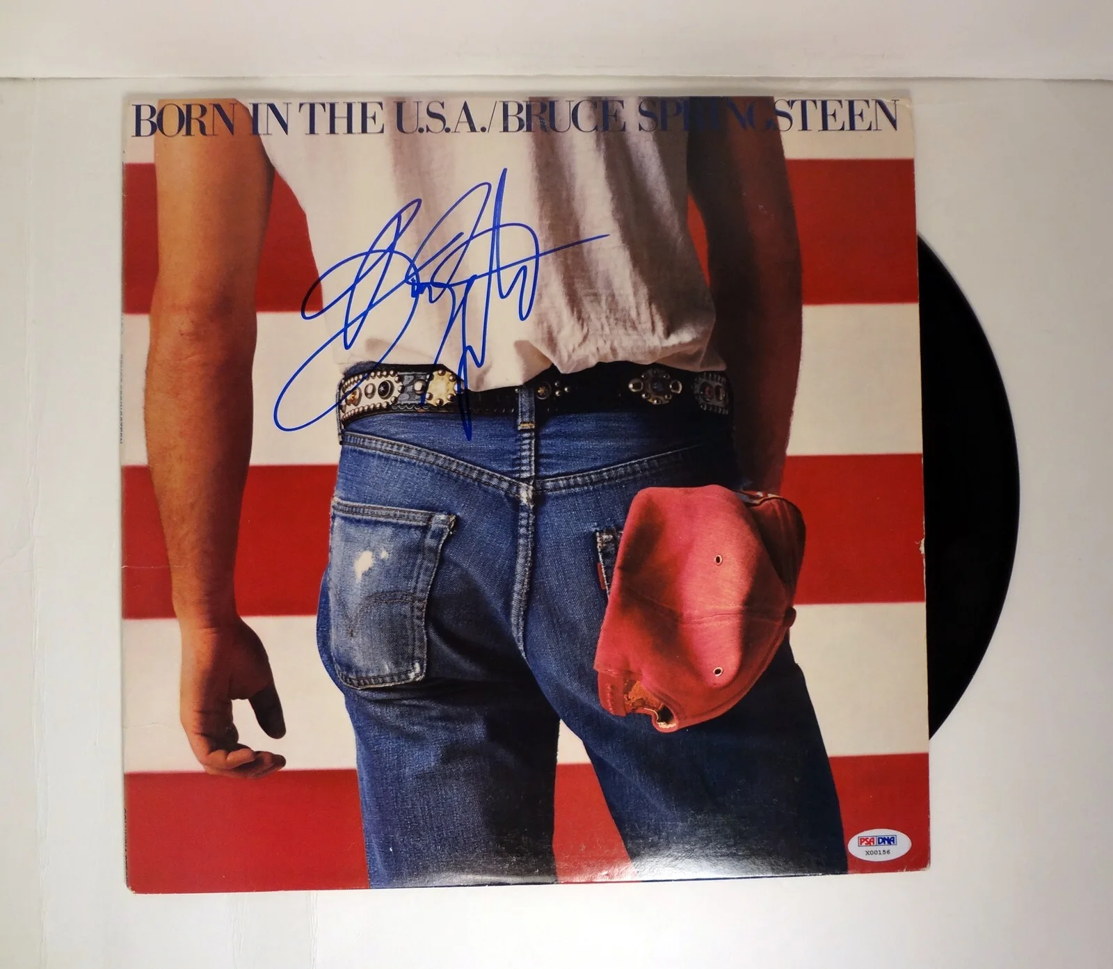 Bruce Springsteen — Bruce Springsteen Signed Born In The USA Vinyl Record Album PSA/DNA COA, изображение 2
