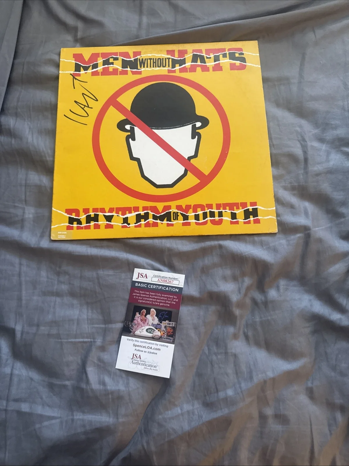 Men Without Hats Ivan Doroschuk JSA Signed Autographed Album Record vinyl, изображение 3