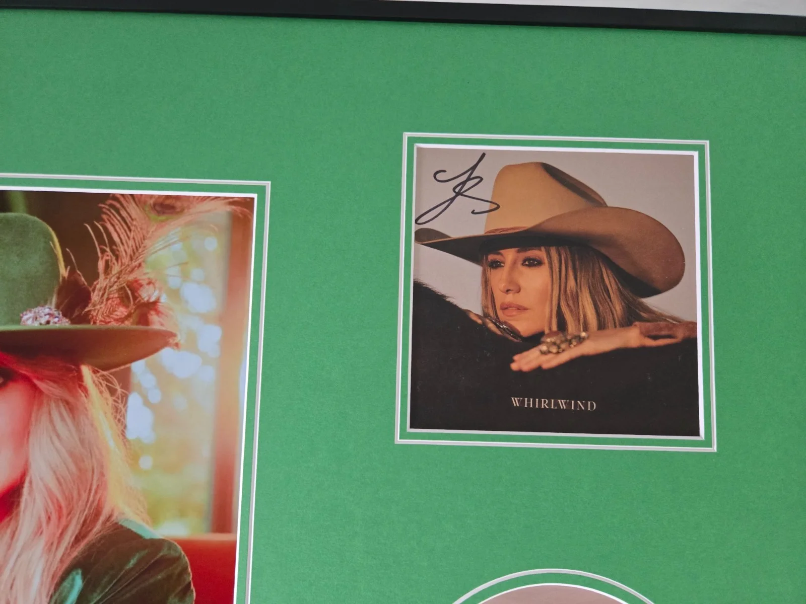 Lainey Wilson Signed Whirlwind CD + Photo Display 16x20 Framed, image 2