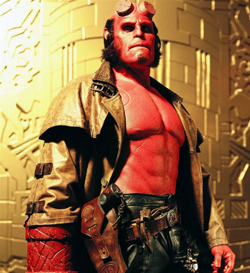 TONY SANTIAGO — TONY SANTIAGO Signed Hellboy 13x19 FRAMED Lithograph (Pristine Authentic), image 5