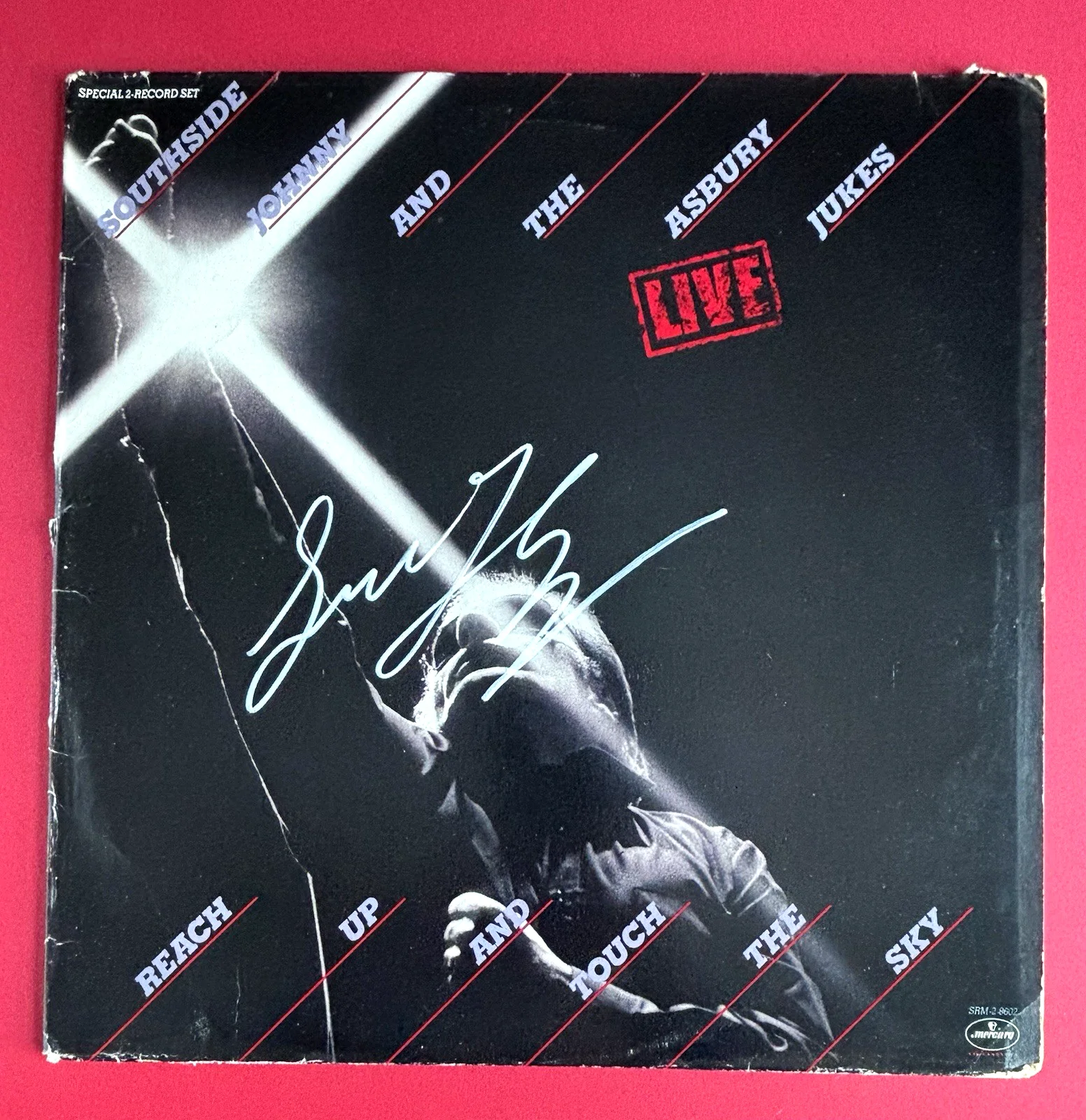 SOUTHSIDE JOHNNY Signed REACH UP TOUCH Vinyl Record Album PSA DNA COA New Jersey, изображение 2