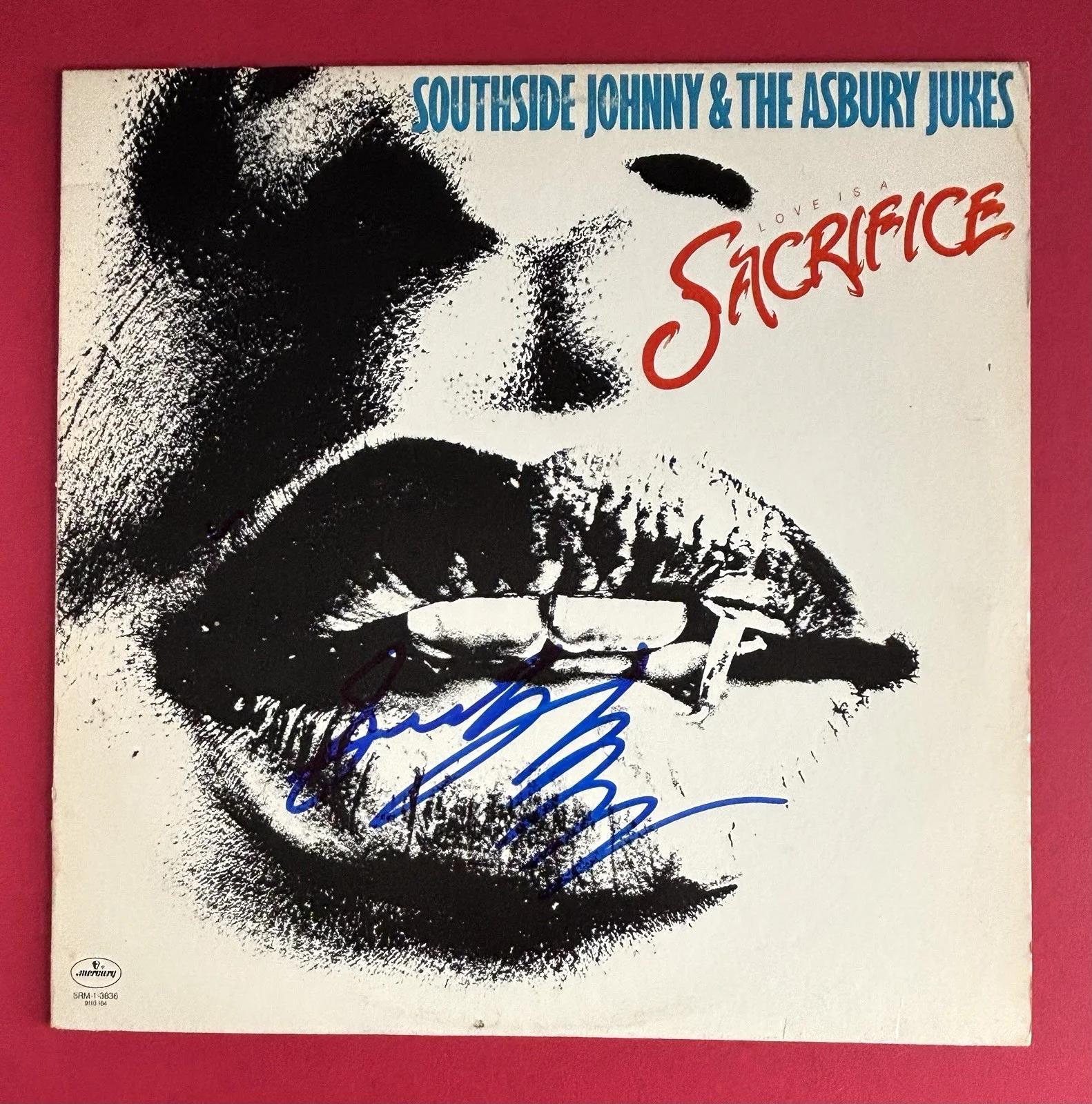 SOUTHSIDE JOHNNY Signed SACRIFICE Vinyl Record Album PSA DNA COA Springsteen, image 2
