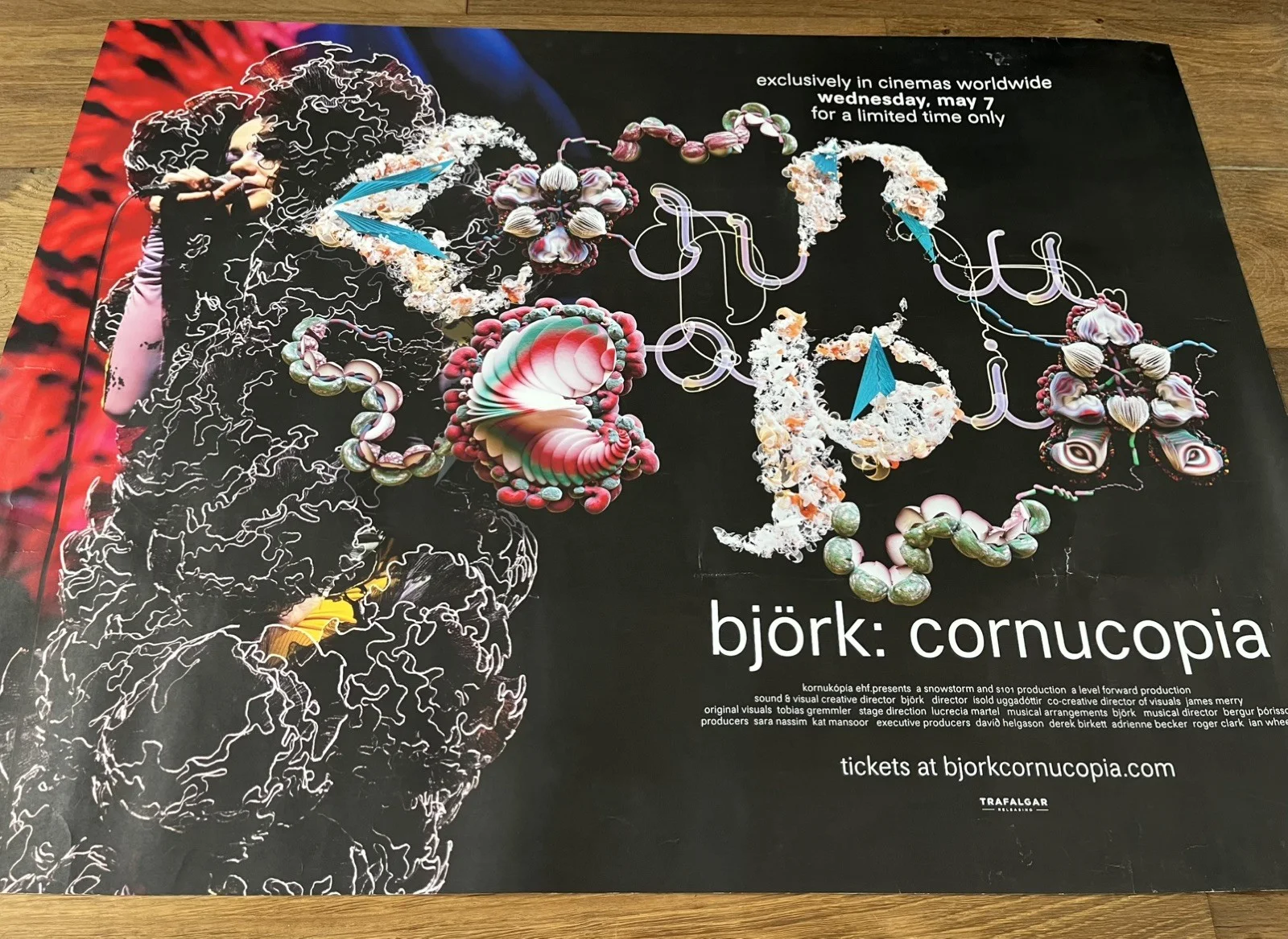 Björk: Cornucopia (2025), Original UK Cinema Quad Poster 30"x40", изображение 2