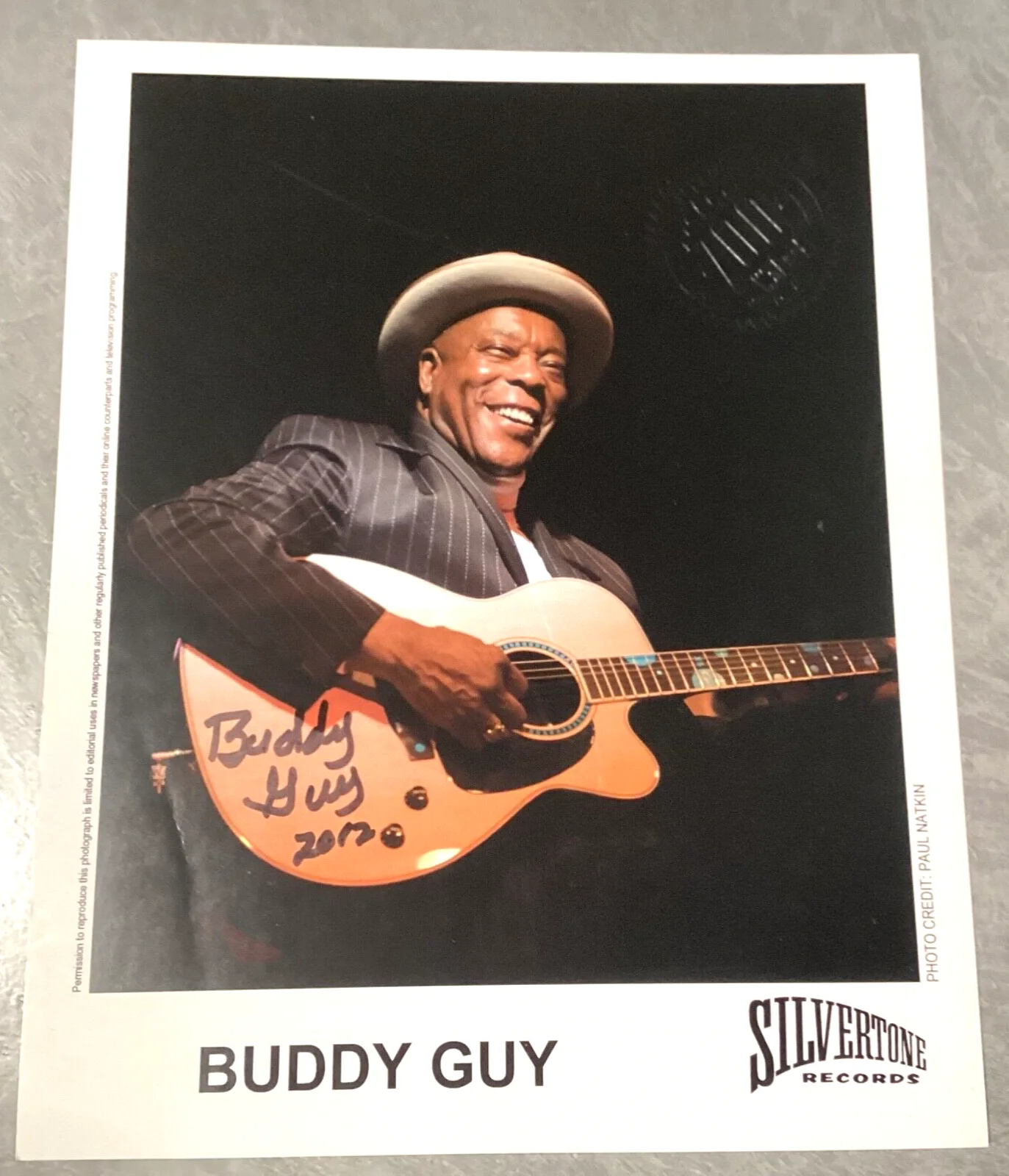 BUDDY GUY Signed Autographed Promo Photo Chicago Blues Legend, image 2