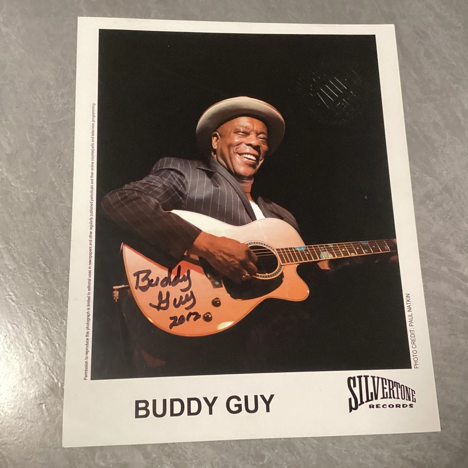 BUDDY GUY Signed Autographed Promo Photo Chicago Blues Legend, image 4