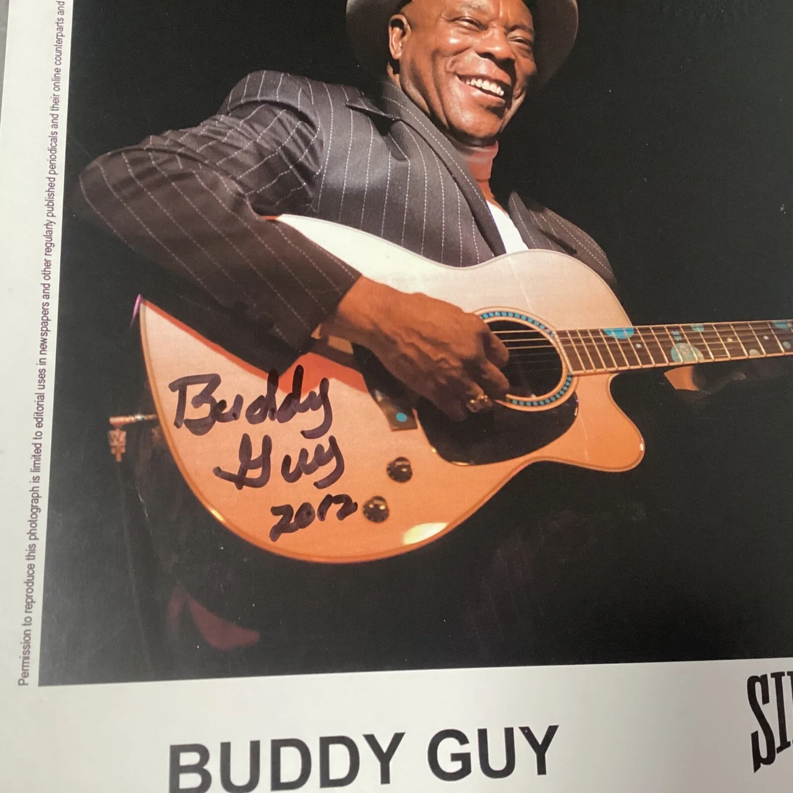 BUDDY GUY Signed Autographed Promo Photo Chicago Blues Legend, image 5