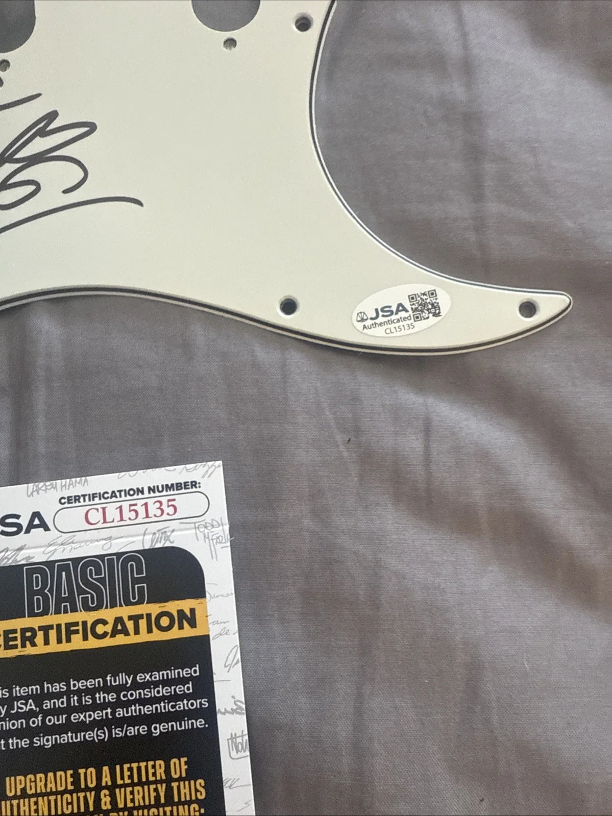 Mobb Deep Havoc autographed signed Pickguard Jsa Cert Rap, image 3