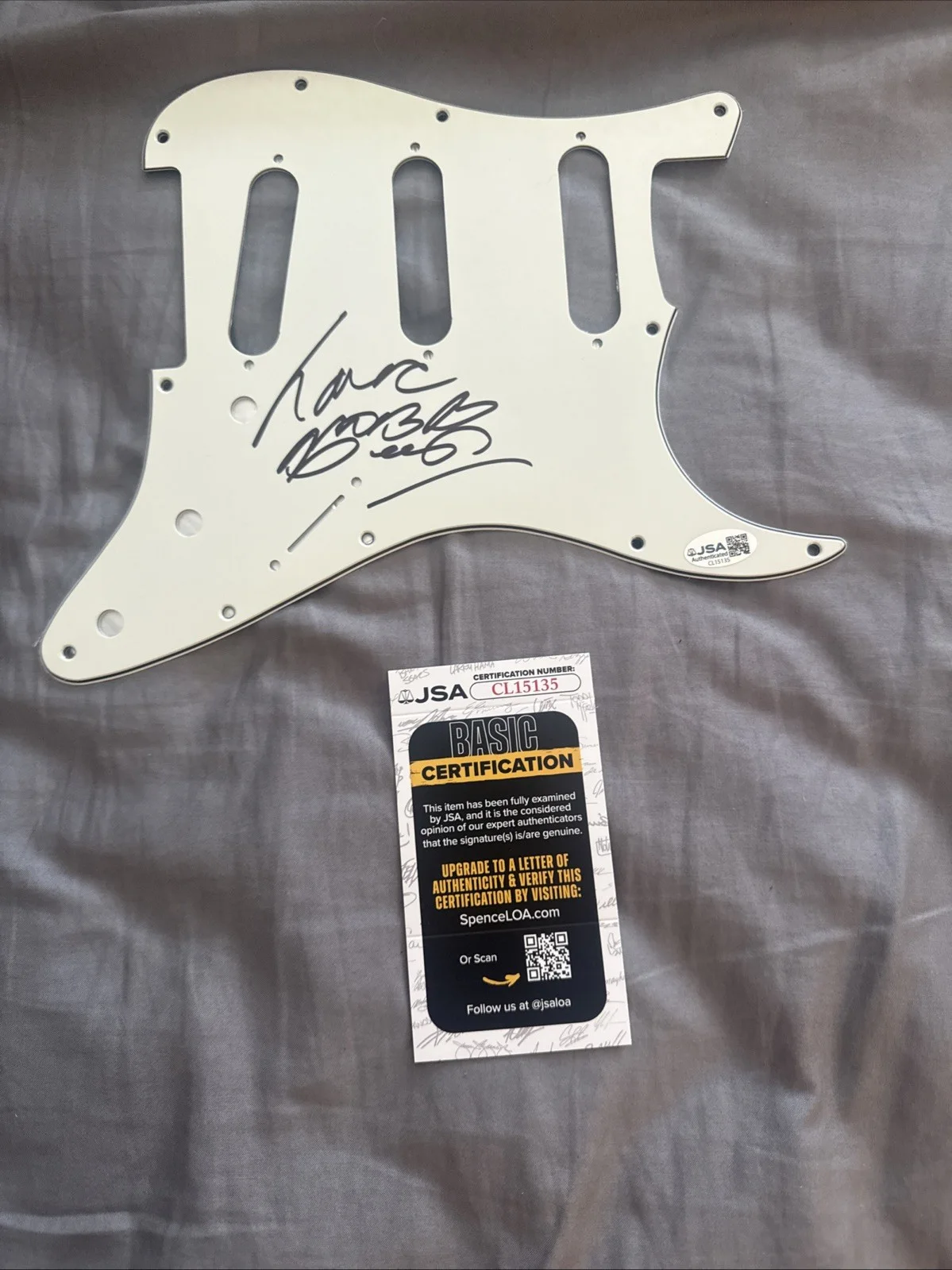 Mobb Deep Havoc autographed signed Pickguard Jsa Cert Rap, image 4