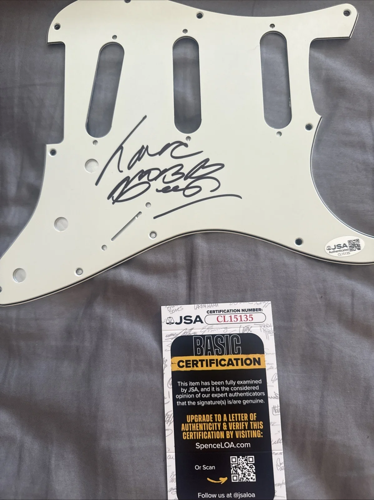Mobb Deep Havoc autographed signed Pickguard Jsa Cert Rap, image 5