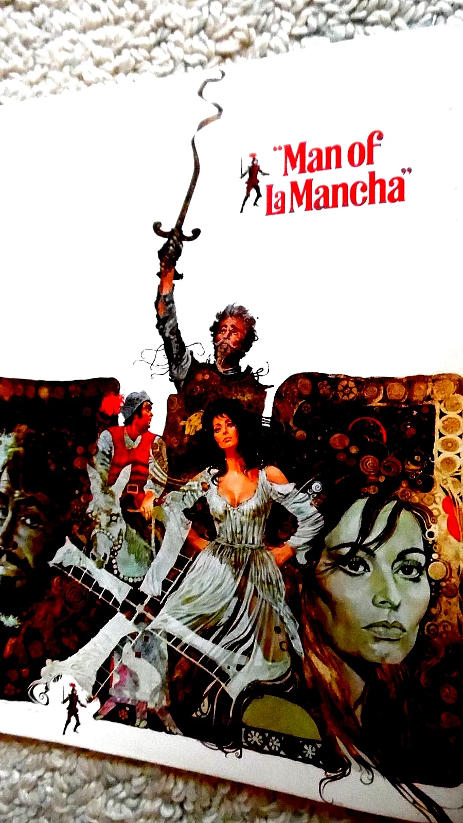 "MAN OF LA MANCHA" (1972) CINEMA FILM MOVIE SOUVENIR BROCHURE, изображение 4