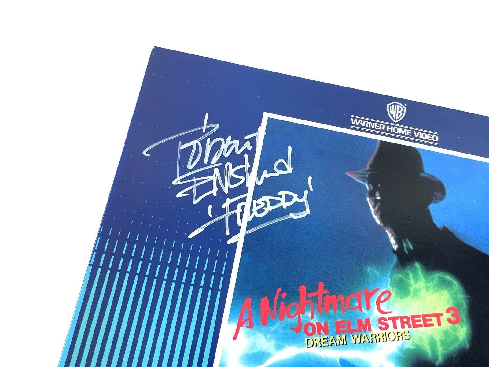 Robert Englund — Nightmare on Elm Street Part 3 Signed LaserDisc Robert Englund Freddy Krueger, image 2