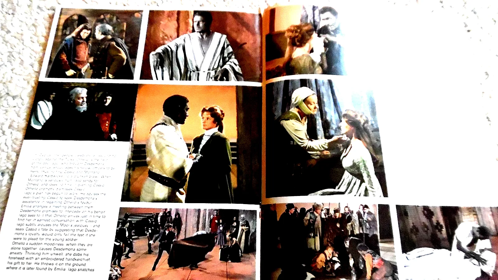 OTHELLO (1965) CINEMA FILM MOVIE SOUVENIR BROCHURE, изображение 2