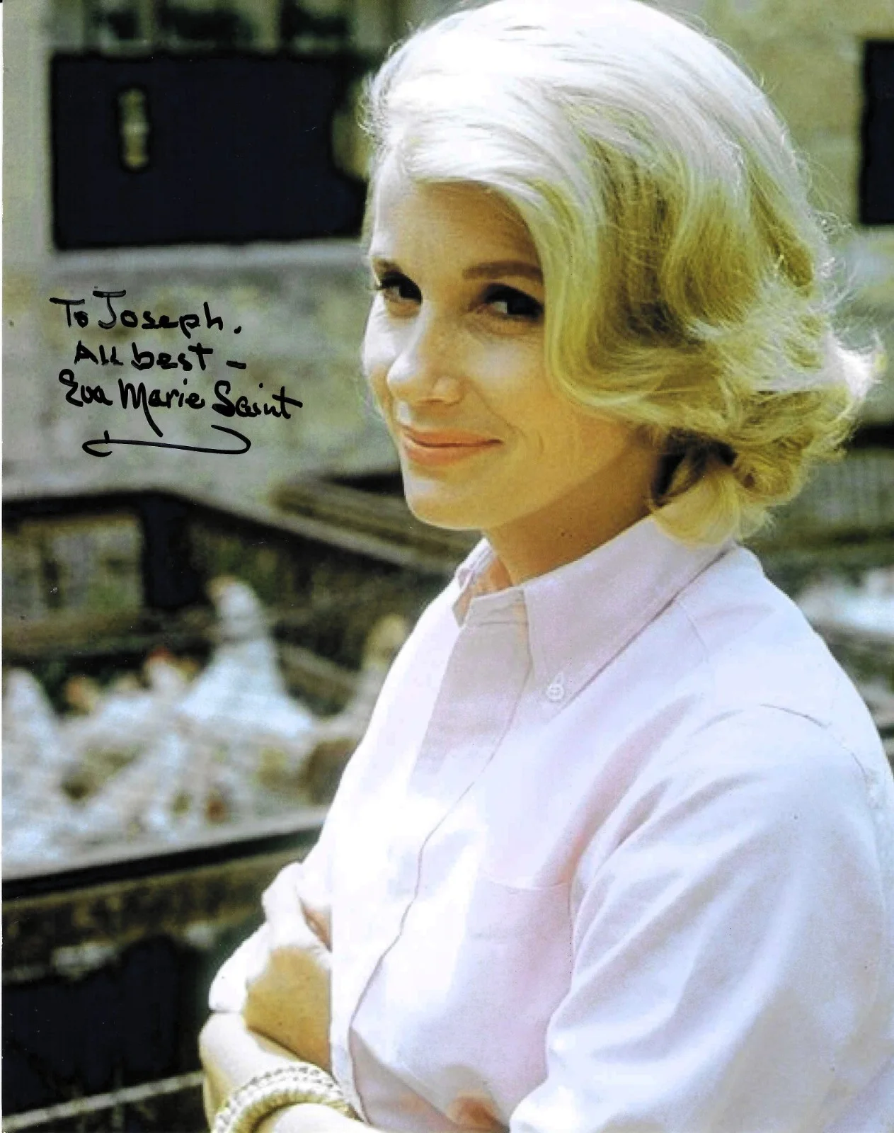 eva marie saint — Eva Marie Saint signed NORTH BY NORTHWEST, On the Waterfront, 8x10 w. COA unique
