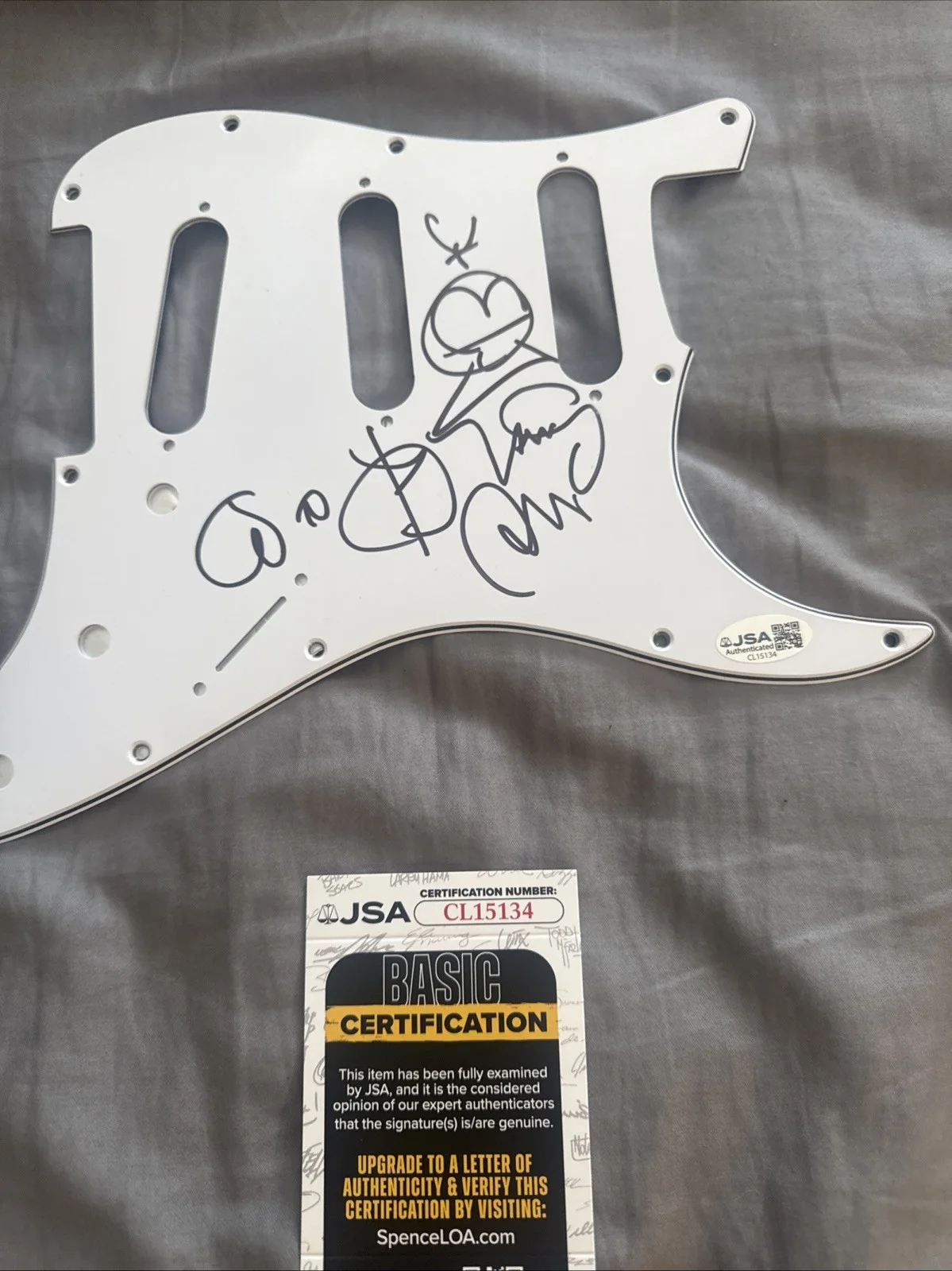 3rd Bass MC Serch rapper signed autographed Pickguard Rap Jsa Certified, image 2