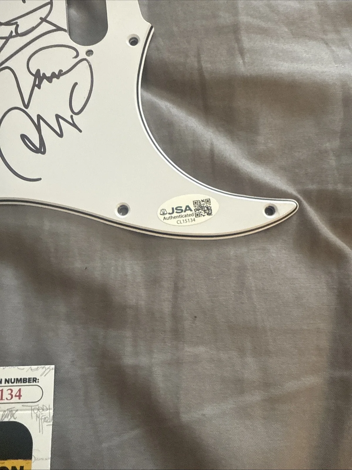 3rd Bass MC Serch rapper signed autographed Pickguard Rap Jsa Certified, image 3