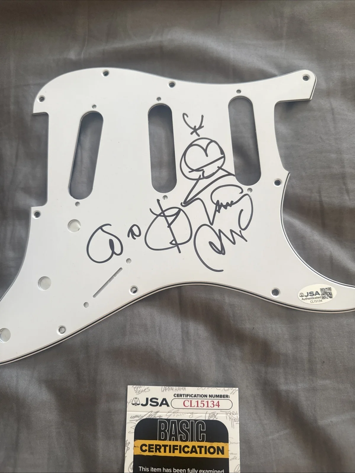 3rd Bass MC Serch rapper signed autographed Pickguard Rap Jsa Certified, image 5