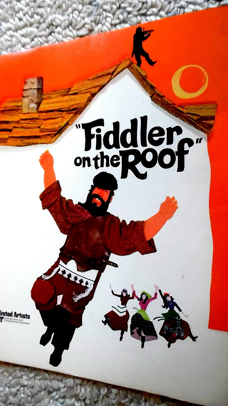 FIDDLER ON THE ROOF (1971) CINEMA FILM MOVIE SOUVENIR BROCHURE, изображение 4