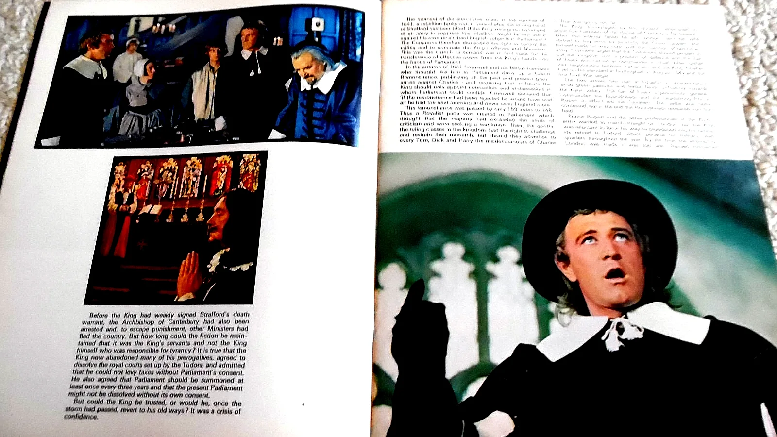 CROMWELL (1970) CINEMA FILM MOVIE SOUVENIR BROCHURE, изображение 2