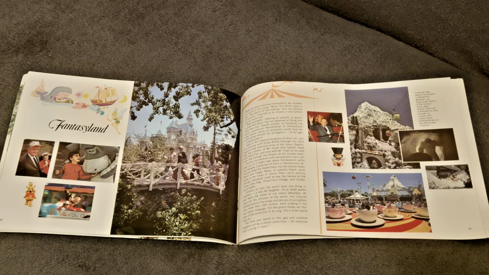 DISNEYLAND: A PICTORIAL SOUVENIR - Walt Disney Production - 1980 - Paperback, изображение 3
