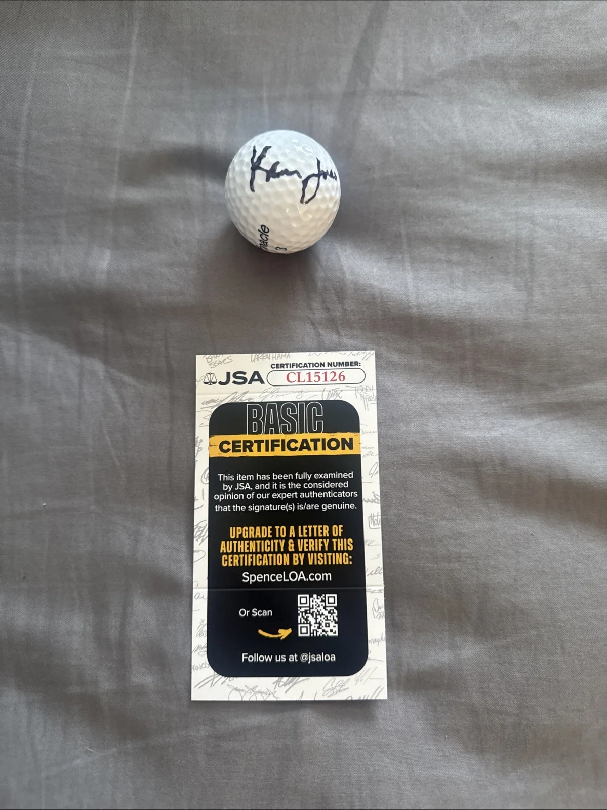 Kevin James — Kevin James Movie Actor comedian signed autographed golf Ball JSA Certified