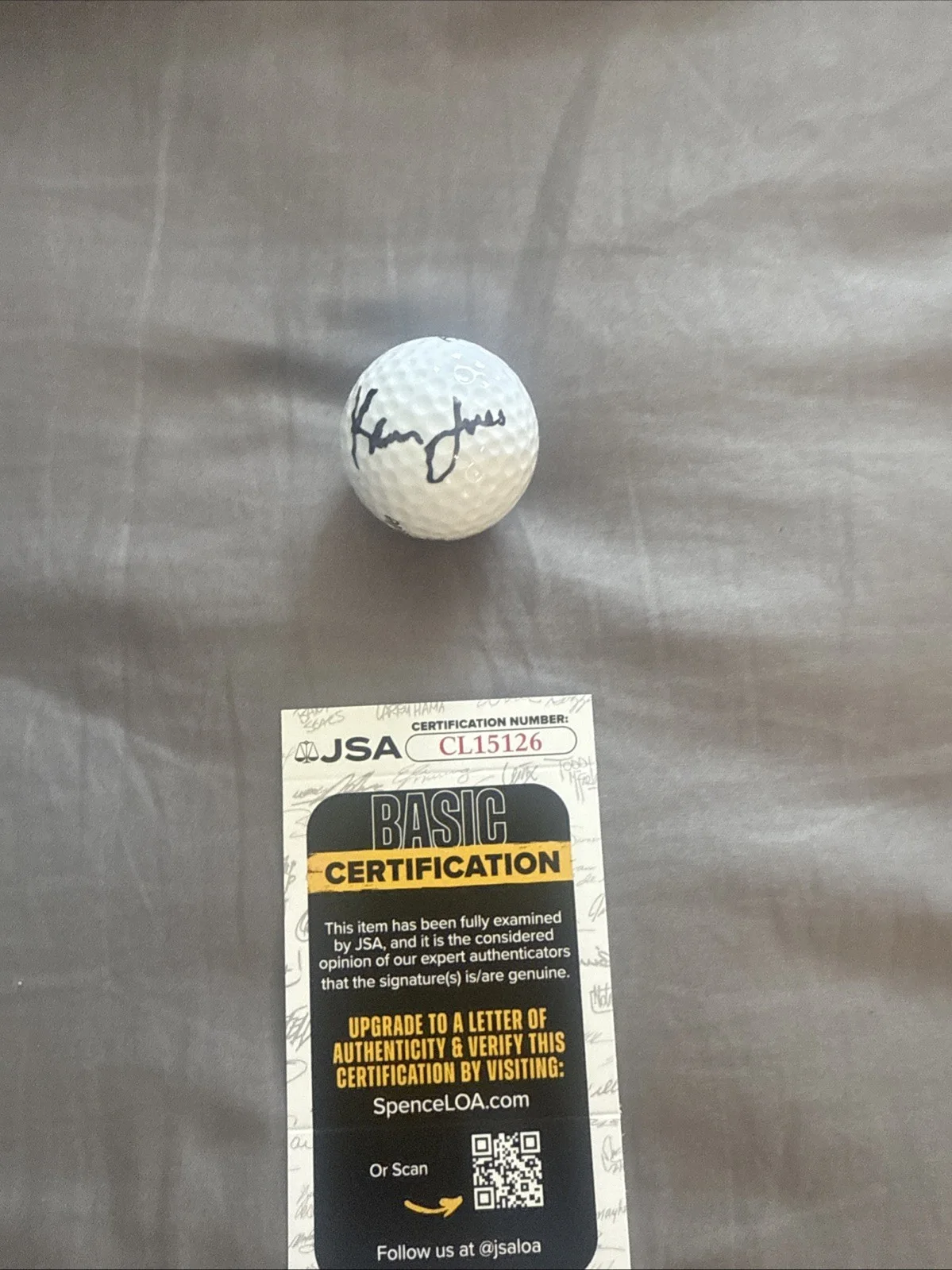 Kevin James — Kevin James Movie Actor comedian signed autographed golf Ball JSA Certified, изображение 2