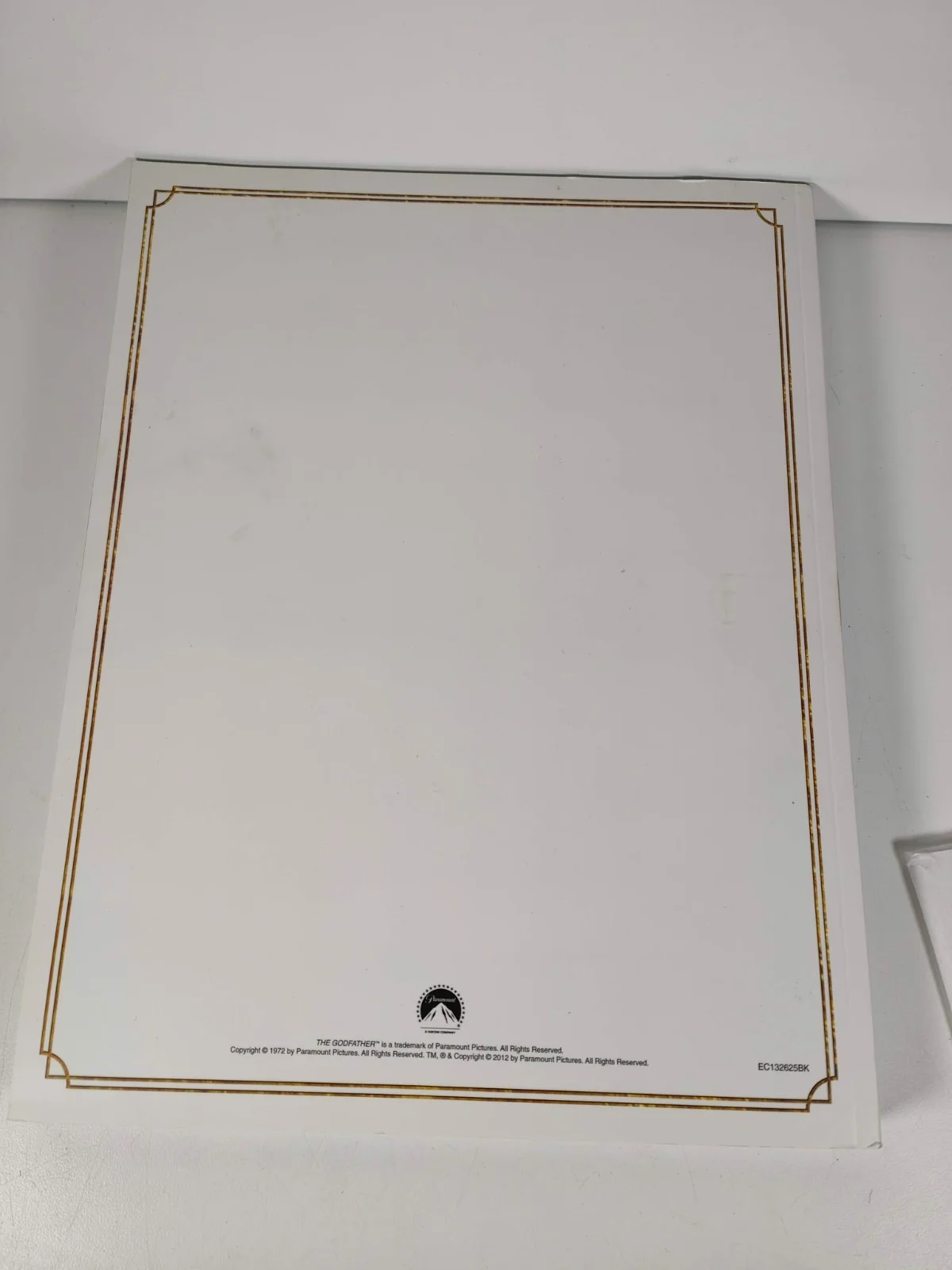 The Godfather Final Shooting Script 2012 Collector’s Edition Paramount, image 2