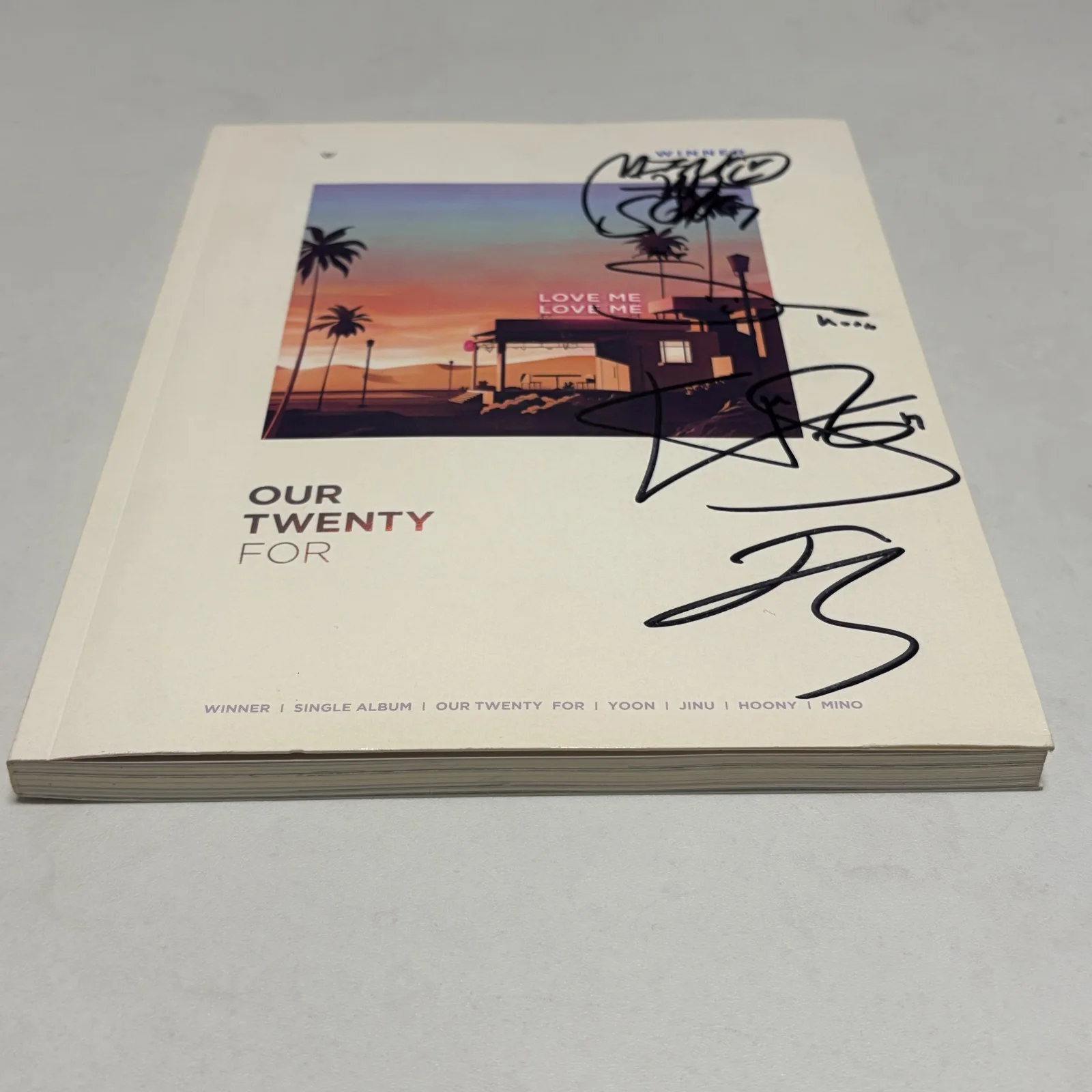 WINNER Our Twenty For Promo Signed album CD Full Set Photocard, изображение 5