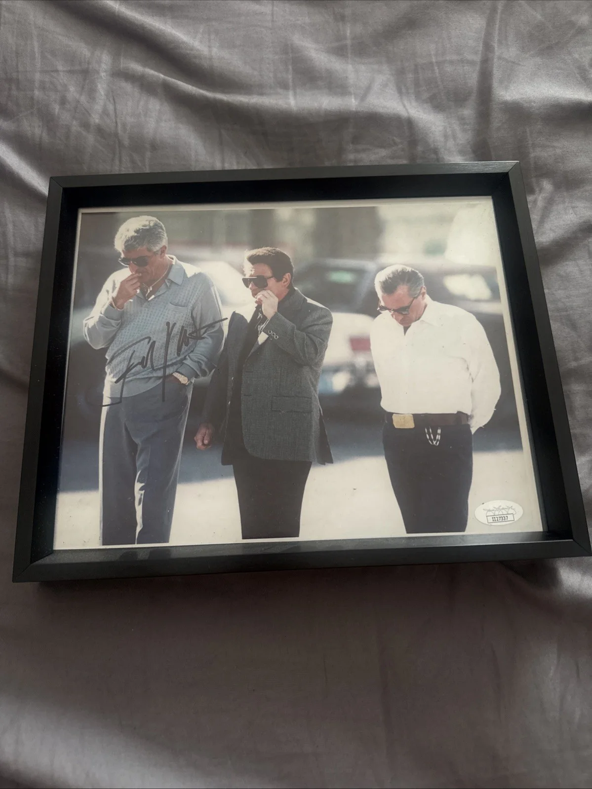 Frank Vincent — Frank Vincent Signed CASINO 8x10 Autograph Photo Framed Proof And JSA Cert Mob