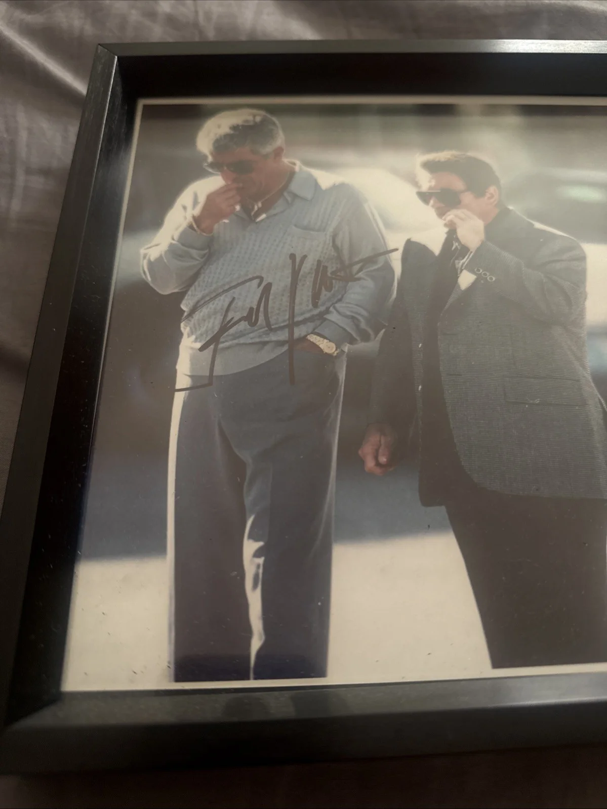 Frank Vincent — Frank Vincent Signed CASINO 8x10 Autograph Photo Framed Proof And JSA Cert Mob, изображение 2