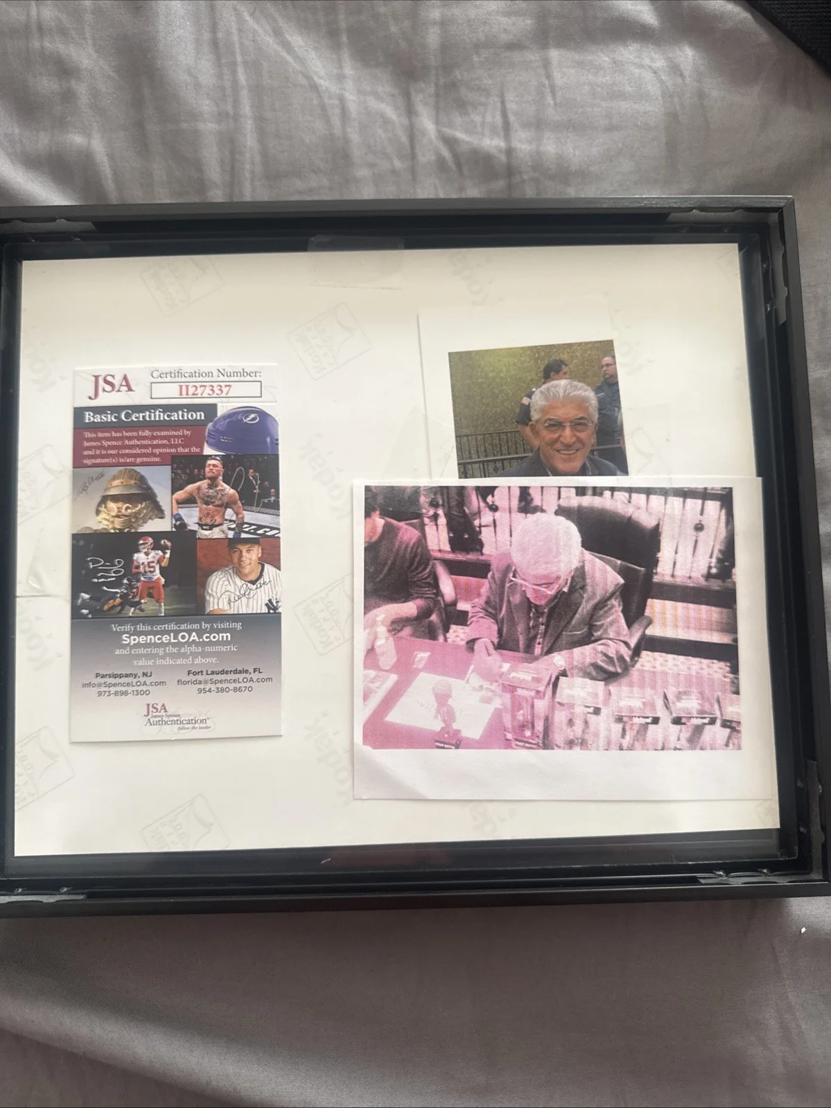 Frank Vincent — Frank Vincent Signed CASINO 8x10 Autograph Photo Framed Proof And JSA Cert Mob, изображение 4