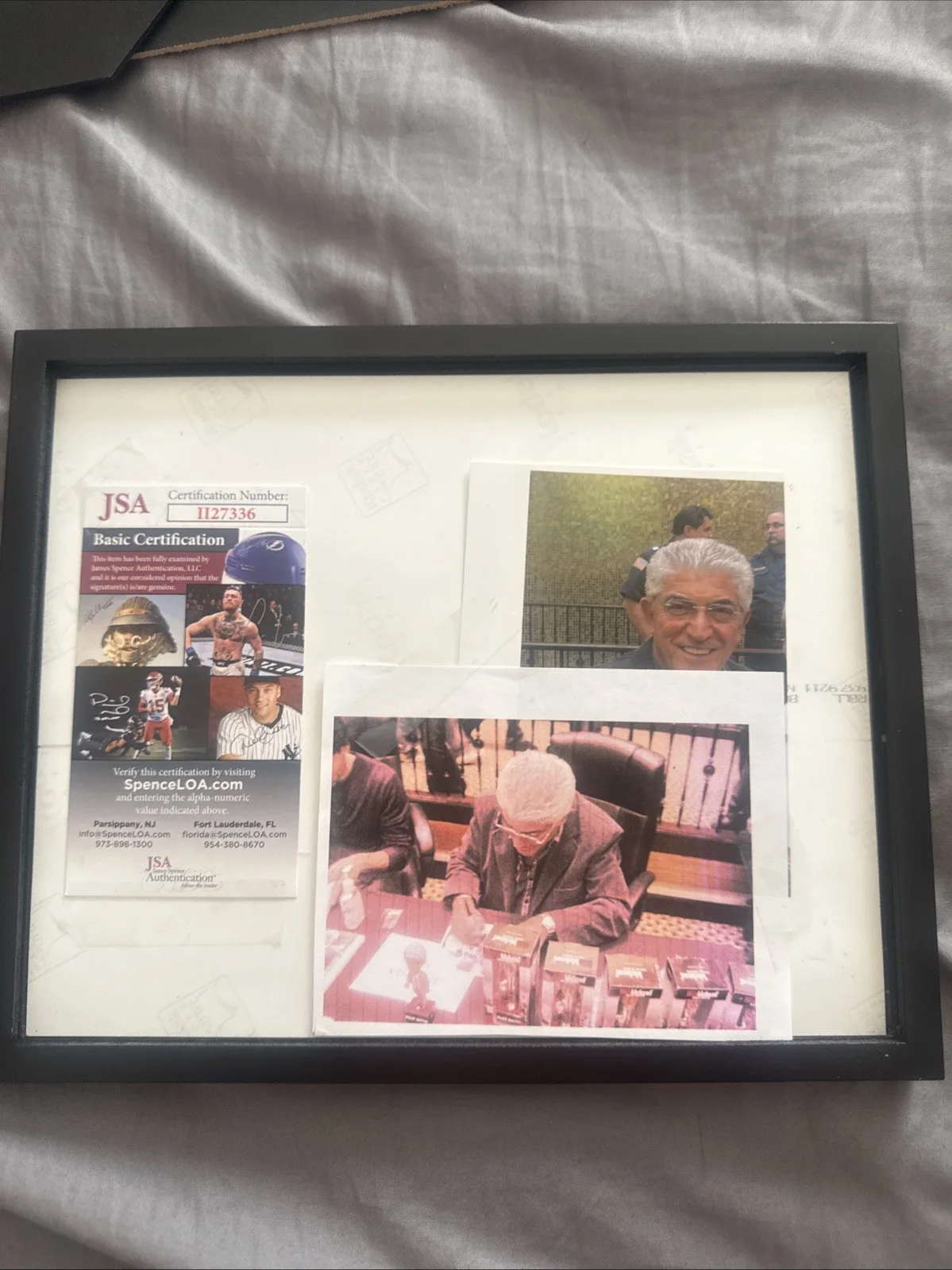 Frank Vincent — Frank Vincent Signed CASINO 8x10 Autograph Photo Framed Proof And JSA Cert Mob, изображение 4