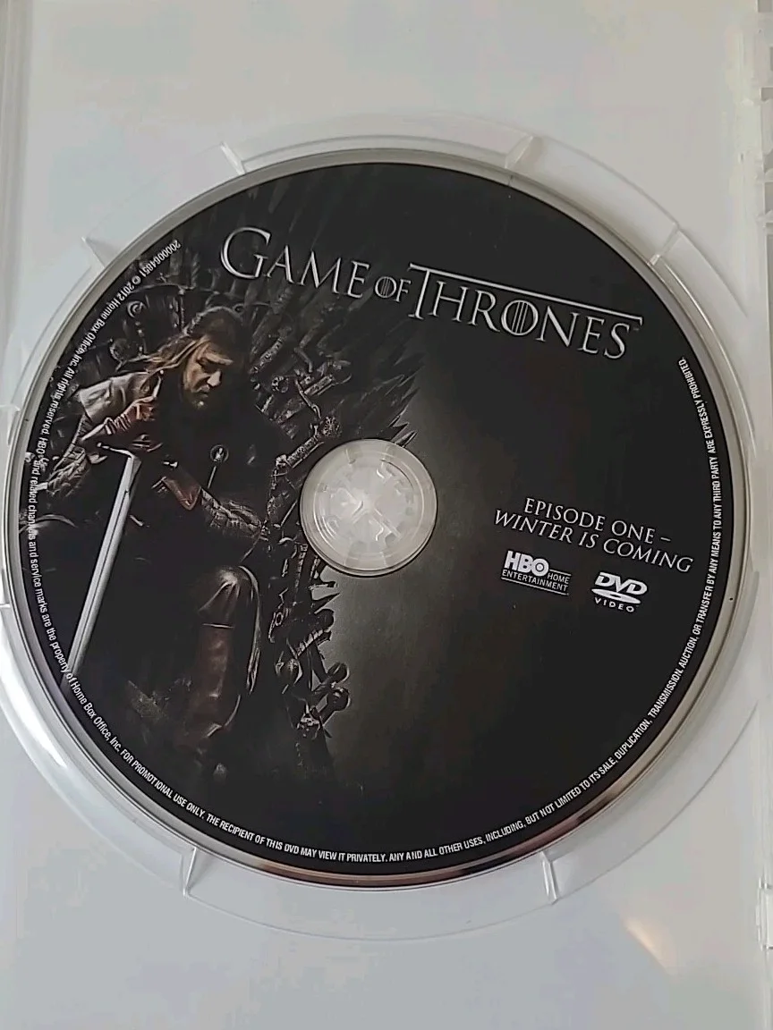 George Martin — George R.R. Martin Signed Games of Thrones Bonus DVD, изображение 4