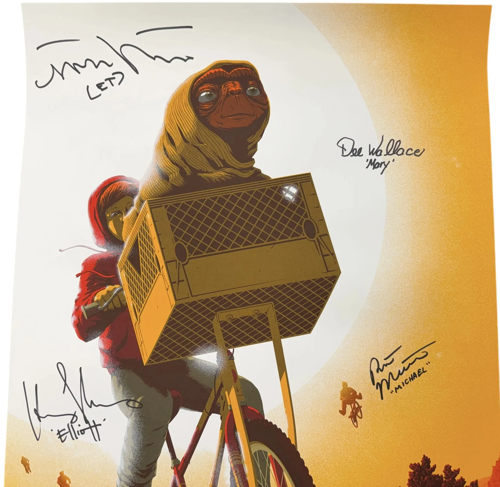 Henry Thomas, Dee Wallace, Robert MacNaughton, & Matthew JSA Authentication, изображение 2