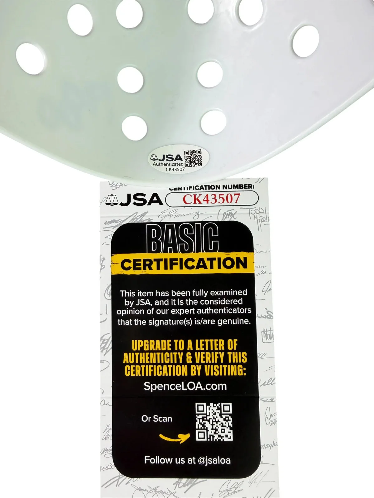 Ari Lehman — Ari Lehman signed Mask Jason Voorhees - Friday the 13th JSA Authentication, image 3